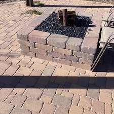 Complete-revitalizing-of-pavers-clean-sand-and-reseal-of-approx-3000-sq-ft-area-front-and-rear-patios-firepit-driveway-and-planter-in-Prescott-Williamson-Valley-Arizona 12