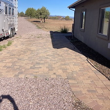 Complete-revitalizing-of-pavers-clean-sand-and-reseal-of-approx-3000-sq-ft-area-front-and-rear-patios-firepit-driveway-and-planter-in-Prescott-Williamson-Valley-Arizona 10