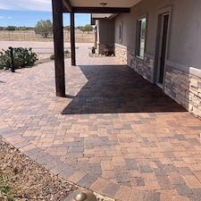Complete-revitalizing-of-pavers-clean-sand-and-reseal-of-approx-3000-sq-ft-area-front-and-rear-patios-firepit-driveway-and-planter-in-Prescott-Williamson-Valley-Arizona 9
