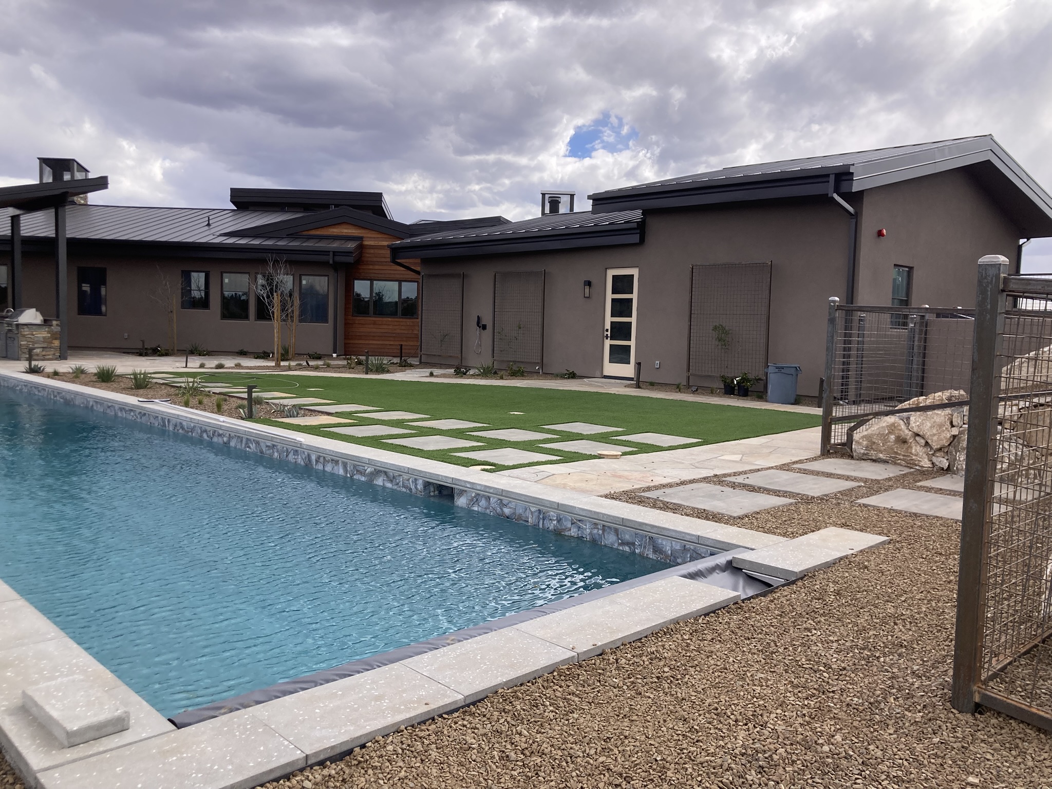 Perform complete 6300 sq. ft. Luxury house wash, metal roof and deck cleaning wash after 3 1/2years of construction in Williamson Valley Prescott, Arizona