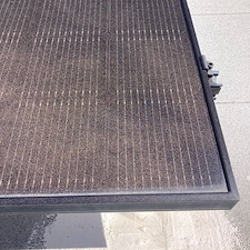 Top-quality-cleaning-of-32-solar-panel-cleaning-of-paint-overspray-mounted-on-a-flat-roof-in-Prescott-Williamson-Valley-Arizona-using-special-paint-remover-safe-for-solar-panel-and-DI-water 0