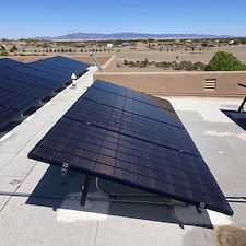 Top-quality-cleaning-of-32-solar-panel-cleaning-of-paint-overspray-mounted-on-a-flat-roof-in-Prescott-Williamson-Valley-Arizona-using-special-paint-remover-safe-for-solar-panel-and-DI-water 4